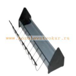 Кормушка лотковая пластиковая с металлической решёткой 11х75 см. Кормушка лотковая пластиковая с металлической решёткой 11х75 см.
