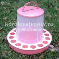 Кормушка бункерная 10 литров Россия с круглыми ячейками Кормушка бункерная 10 литров Россия с круглыми ячейками
